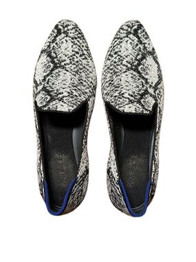 Rothy’s The Almond Toe Slip-On Loafers in Python Print